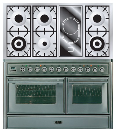 Σόμπα κουζίνα ILVE MTS-120VD-E3 Stainless-Steel φωτογραφία, χαρακτηριστικά