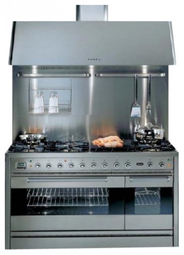 Kitchen Stove ILVE P-1207N-MP Stainless-Steel Photo, Characteristics