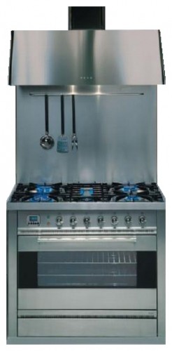 Кухонная плита ILVE P-90BL-MP Stainless-Steel Фото, характеристики