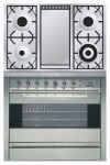 Кухонная плита ILVE P-90F-MP Stainless-Steel 90.00x87.00x60.00 см