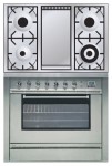 Kitchen Stove ILVE P-90FL-VG Stainless-Steel 90.00x87.00x60.00 cm