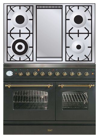 厨房炉灶 ILVE PD-100FN-MP Matt 照片, 特点