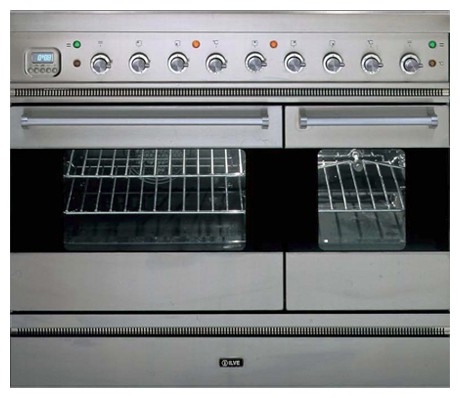 Kitchen Stove ILVE PD-90BL-MP Stainless-Steel Photo, Characteristics