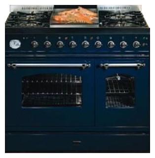 Estufa de la cocina ILVE PD-90N-VG Blue Foto, características