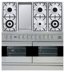 Кухонная плита ILVE PDF-120F-VG Stainless-Steel 120.00x87.00x60.00 см