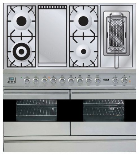 Σόμπα κουζίνα ILVE PDF-120FR-MP Stainless-Steel φωτογραφία, χαρακτηριστικά