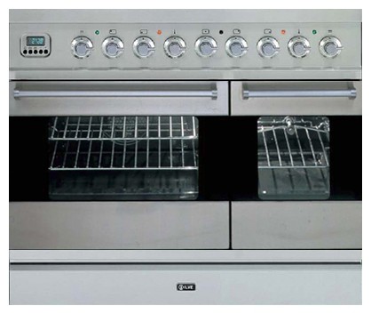 Fogão de Cozinha ILVE PDF-90B-MP Stainless-Steel Foto, características