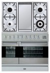 Кухонная плита ILVE PDF-90F-VG Stainless-Steel 90.00x87.00x60.00 см