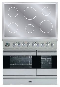 Cuisinière ILVE PDFI-100-MW Stainless-Steel Photo, les caractéristiques
