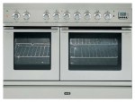 Кухонная плита ILVE PDL-100F-MP Stainless-Steel 100.00x87.00x60.00 см