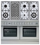 Σόμπα κουζίνα ILVE PDL-120B-VG Stainless-Steel 120.00x90.00x70.00 cm