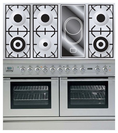 Кухонная плита ILVE PDL-120V-VG Stainless-Steel Фото, характеристики