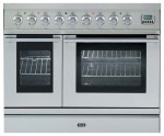 厨房炉灶 ILVE PDL-90B-MP Stainless-Steel 90.00x87.00x60.00 厘米