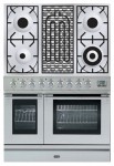 Estufa de la cocina ILVE PDL-90B-VG Stainless-Steel 90.00x87.00x60.00 cm