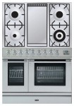 Estufa de la cocina ILVE PDL-90F-VG Stainless-Steel 90.00x87.00x60.00 cm