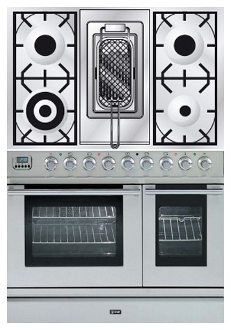 موقد المطبخ ILVE PDL-90R-MP Stainless-Steel صورة فوتوغرافية, مميزات