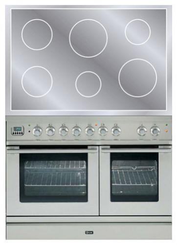 Kitchen Stove ILVE PDLI-100-MP Stainless-Steel Photo, Characteristics