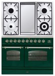 Кухненската Печка ILVE PDN-100F-VG Green 100.00x90.00x60.00 см