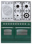 Кухонная плита ILVE PDN-100S-VG Green 100.00x90.00x60.00 см