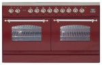 Кухонная плита ILVE PDN-1207-MP Red 120.00x87.00x60.00 см
