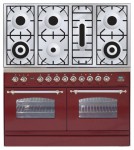 厨房炉灶 ILVE PDN-1207-VG Red 120.00x90.00x60.00 厘米
