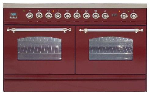 厨房炉灶 ILVE PDN-120B-MP Red 照片, 特点