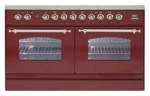 štedilnik ILVE PDN-120FR-MP Red 120.00x90.00x60.00 cm