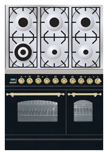 厨房炉灶 ILVE PDN-906-VG Matt 照片, 特点