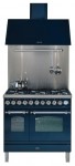 Stufa di Cucina ILVE PDN-90B-VG Blue 90.00x87.00x60.00 cm