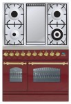 Кухонна плита ILVE PDN-90F-MP Red 90.00x87.00x60.00 см