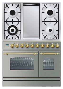 Estufa de la cocina ILVE PDN-90F-MP Stainless-Steel Foto, características