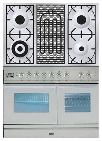 Σόμπα κουζίνα ILVE PDW-100B-VG Stainless-Steel φωτογραφία, χαρακτηριστικά