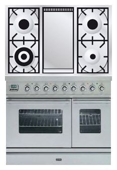 Кухонная плита ILVE PDW-100F-MW Stainless-Steel Фото, характеристики