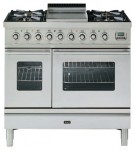Virtuves Plīts ILVE PDW-90F-VG Stainless-Steel 90.00x87.00x60.00 cm