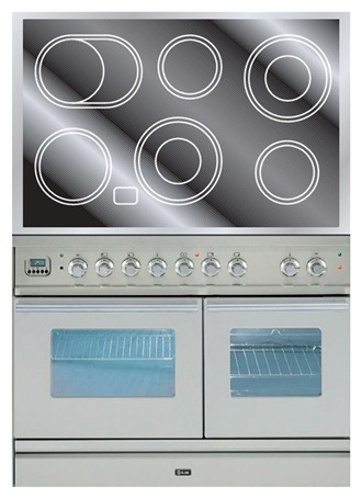 Mutfak ocağı ILVE PDWE-100-MP Stainless-Steel fotoğraf, özellikleri
