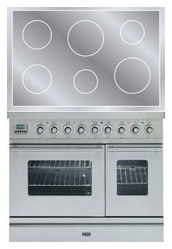 Cuisinière ILVE PDWI-100-MW Stainless-Steel Photo, les caractéristiques