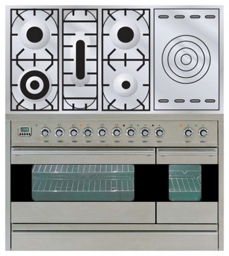 Кухонная плита ILVE PF-120S-VG Stainless-Steel Фото, характеристики