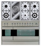 Кухонная плита ILVE PF-120V-VG Stainless-Steel 120.00x87.00x60.00 см