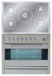 Fornuis ILVE PFI-90-MP Stainless-Steel 90.00x85.00x60.00 cm