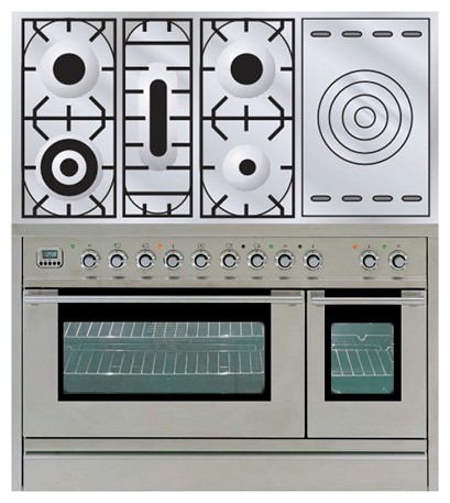 Кухонная плита ILVE PL-120S-VG Stainless-Steel Фото, характеристики