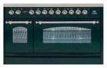 Кухонная плита ILVE PN-1207-MP Green 120.00x87.00x60.00 см