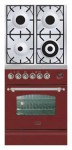 موقد المطبخ ILVE PN-60-VG Red 60.00x87.00x60.00 سم