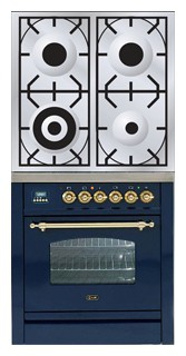 रसोई चूल्हा ILVE PN-70-VG Blue तस्वीर, विशेषताएँ