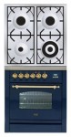 厨房炉灶 ILVE PN-70-VG Blue 70.00x87.00x60.00 厘米