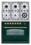 Σόμπα κουζίνα ILVE PN-906-VG Green 90.00x87.00x60.00 cm