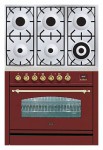 Estufa de la cocina ILVE PN-906-VG Red 90.00x87.00x60.00 cm