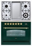 Σόμπα κουζίνα ILVE PN-90F-VG Green 90.00x87.00x60.00 cm