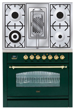 Кухонная плита ILVE PN-90R-MP Green Фото, характеристики