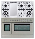 Кухонная плита ILVE PSL-120F-VG Stainless-Steel 120.00x85.00x60.00 см