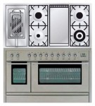 Кухонная плита ILVE PSL-120FR-MP Stainless-Steel 120.00x85.00x60.00 см